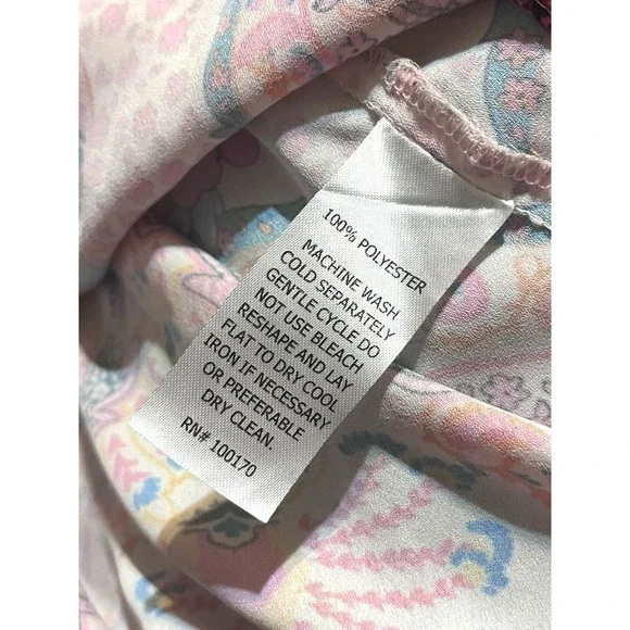 Tabitha Webb Womens Medium Halter Neck Paisley Floral Sleeveless Blouse Med - Picture 6 of 7